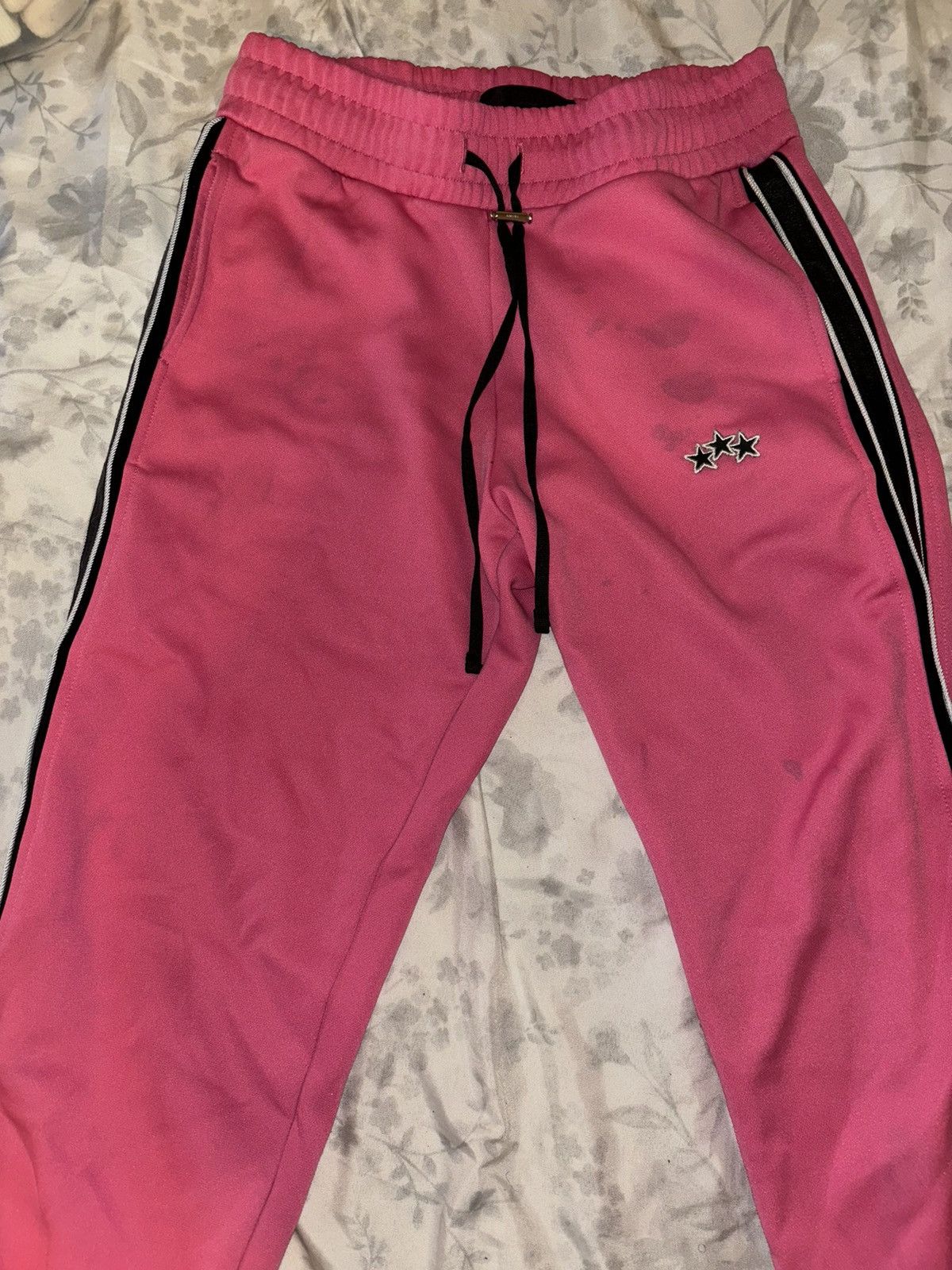 Amiri Amiri sweatpants pink size medium Size US 32 / EU 48 - 2 Thumbnail