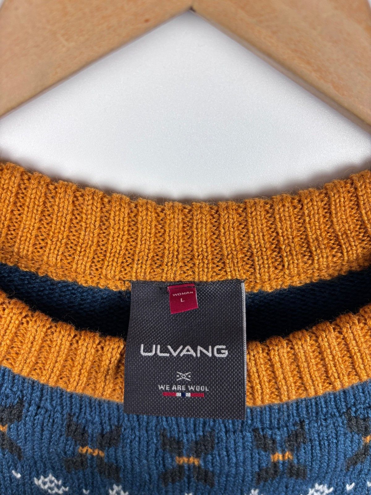 Ulvang Ulvang Tyrol Fair Isle Sweater Wool Tencel Norway Jumper L Size L / US 10 / IT 46 - 5 Thumbnail