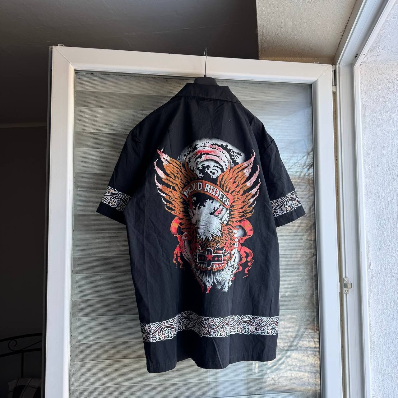 Harley Davidson Crazy Harley Moto Racing Eagle Flames Y2K Streetwear Shirt Size US L / EU 52-54 / 3 - 2 Thumbnail