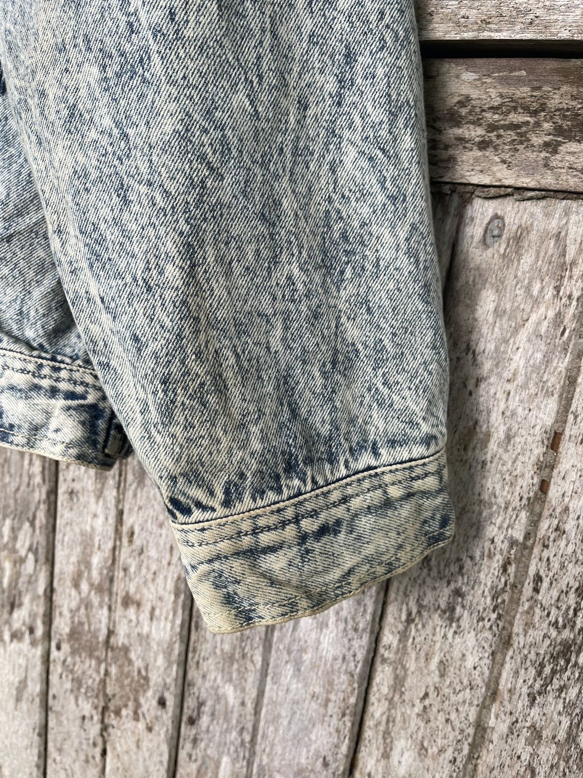 Designer Bell Scott Acid Wash Denim Jacket - Vintage 80s/90s Size US L / EU 52-54 / 3 - 7 Thumbnail