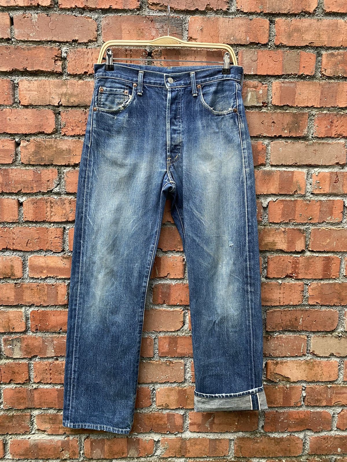 Levi's × Levi's Vintage Clothing × Vintage size 31x30.5 vintage levi's 503B Redline big E denime Size US 31 - 1 Thumbnail