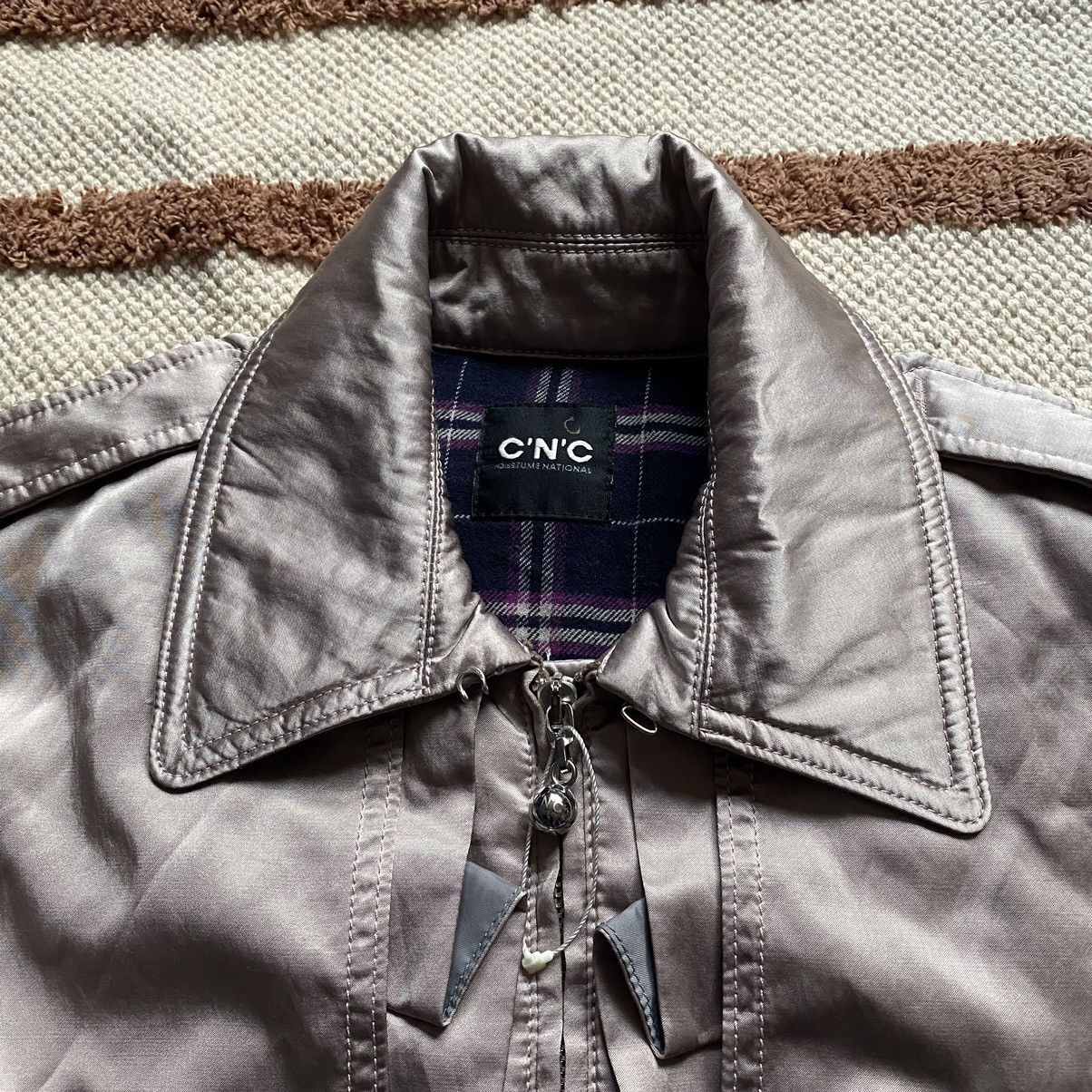 Costume National CNC COSTUME NATIONAL AVANT GARDE SILK JACKET Size S / US 4 / IT 40 - 4 Thumbnail