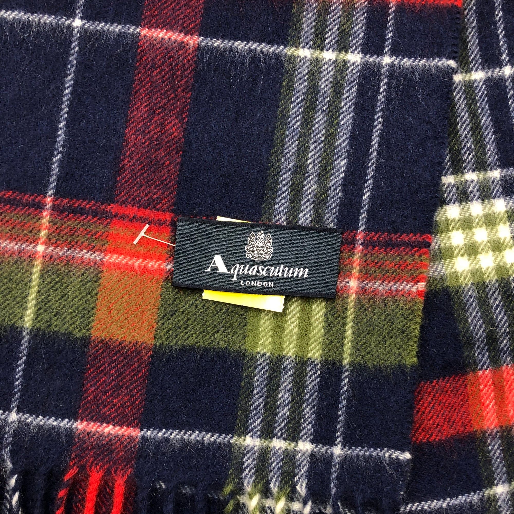 Aquascutum Vintage Aquascutum Scarf Muffler Wool Cashmere Scarves Size ONE SIZE - 4 Thumbnail