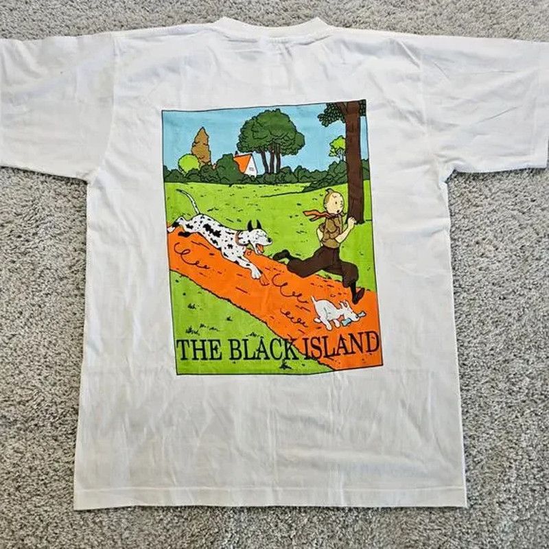 Other The Adventures of TinTin The Vintage VTG Boxy T XL Size US XL / EU 56 / 4 - 1 Thumbnail