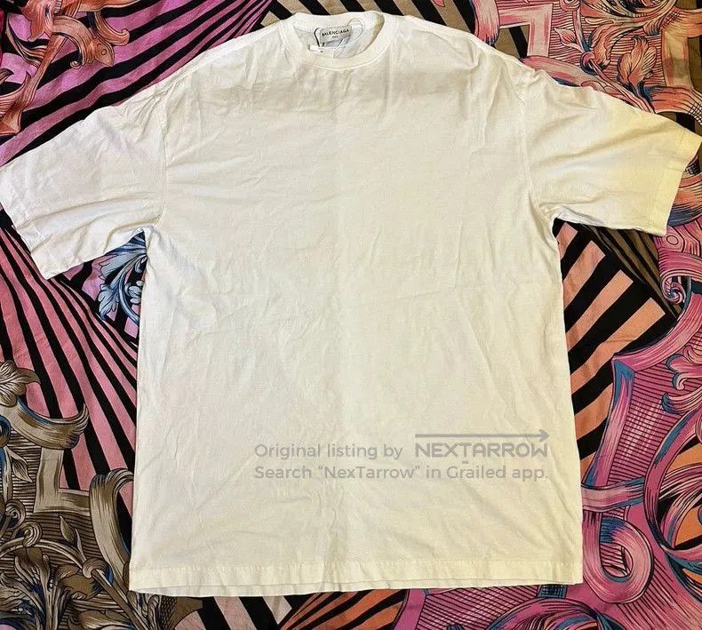 Balenciaga Runway Sanskrit Print T-shirt.
