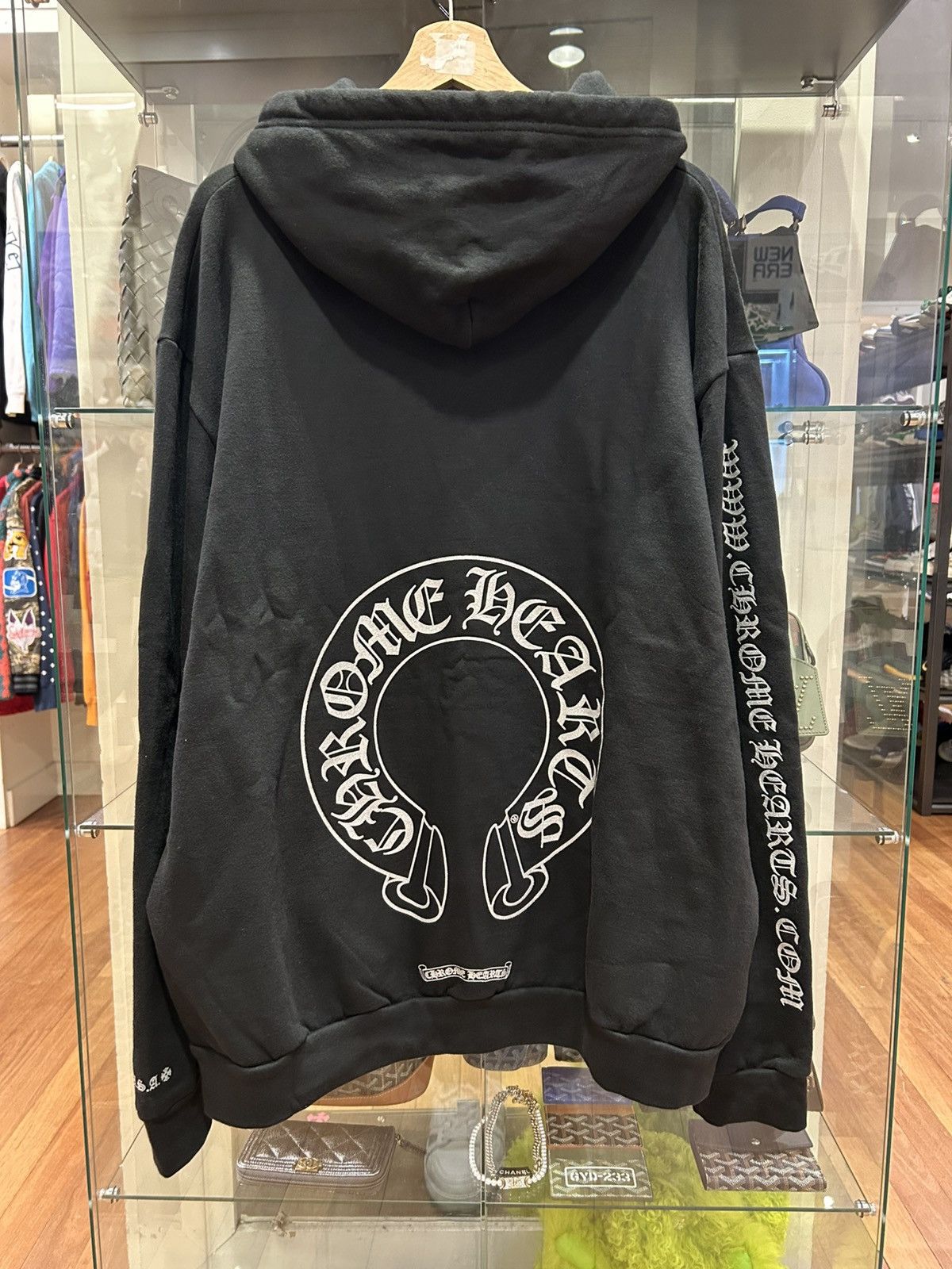 Chrome Hearts Chrome Hearts Glitter Horseshoe Hooded Sweatshirt Size US XL / EU 56 / 4 - 2 Thumbnail