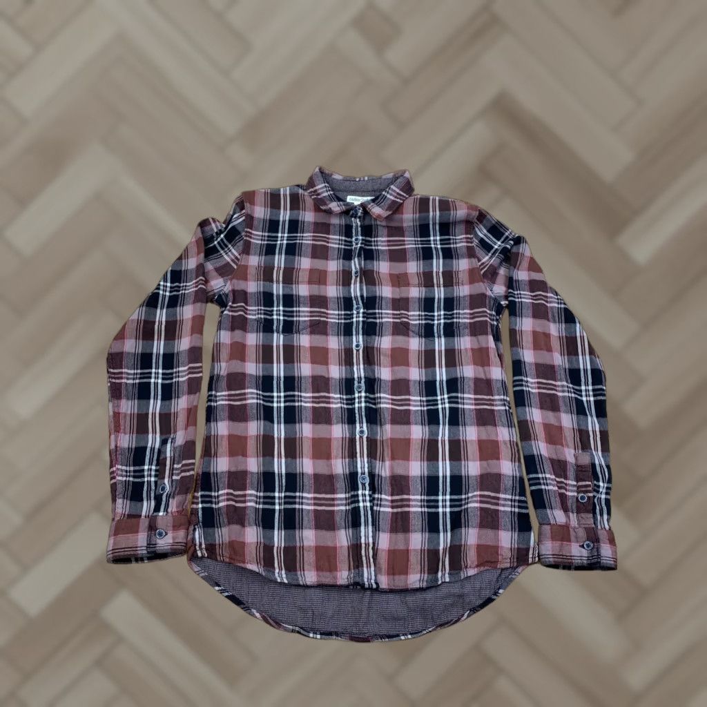 Carbon2Cobalt Carbon 2 Cobalt Button-Up Shirt Mens S Plaid Casual Long Sleeve Multicolor Regular Button Closure | Mens | Shirt | Plaid Casual Long Sleeve Button Up Size US S / EU 44-46 / 1 - 1 Thumbnail