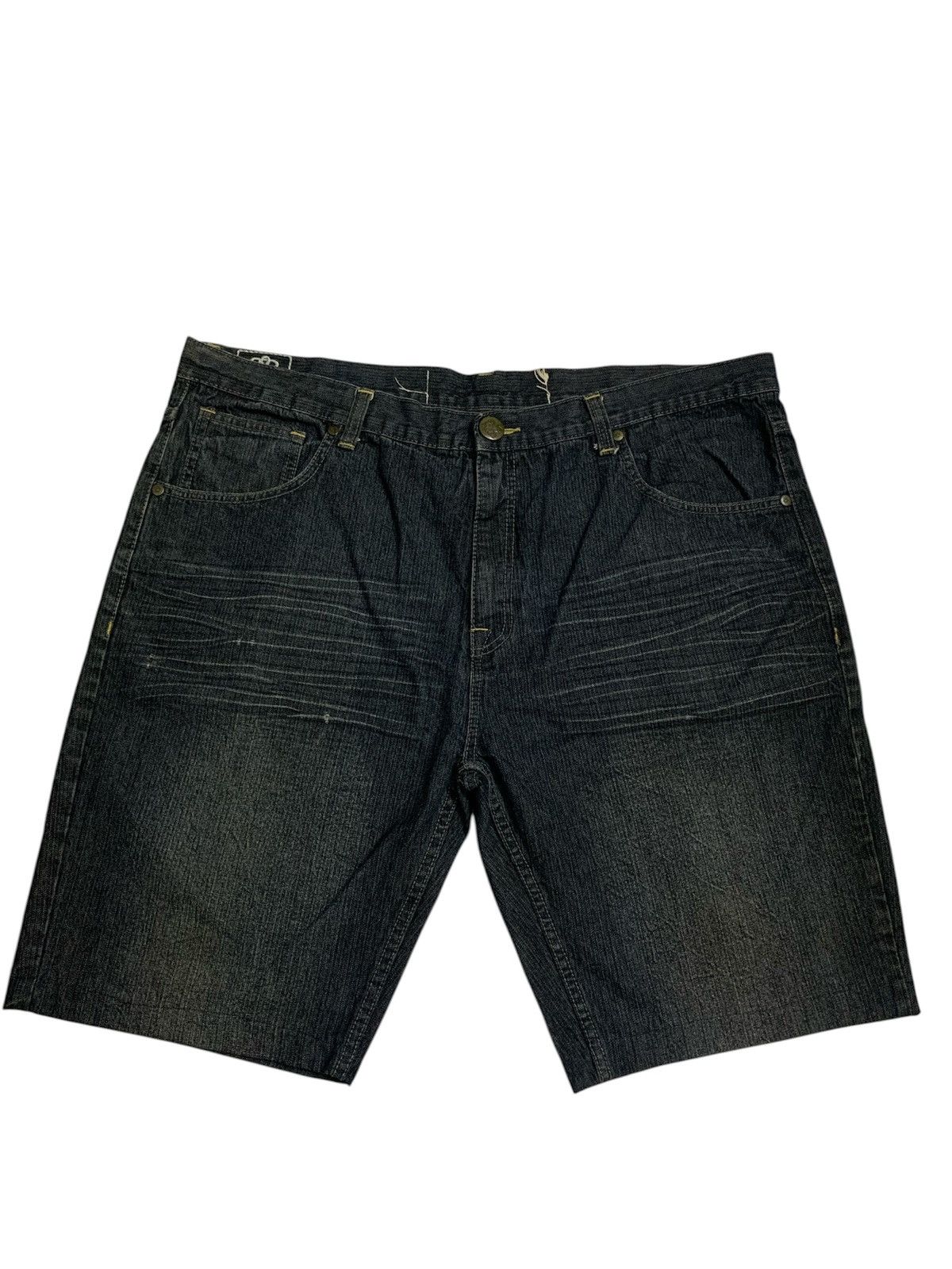 If Six Was Nine 2000 Beat & Rhythm Embroided Jorts Jnco Goa Lgb Y2K Style Size US 44 / EU 60 - 2 Thumbnail