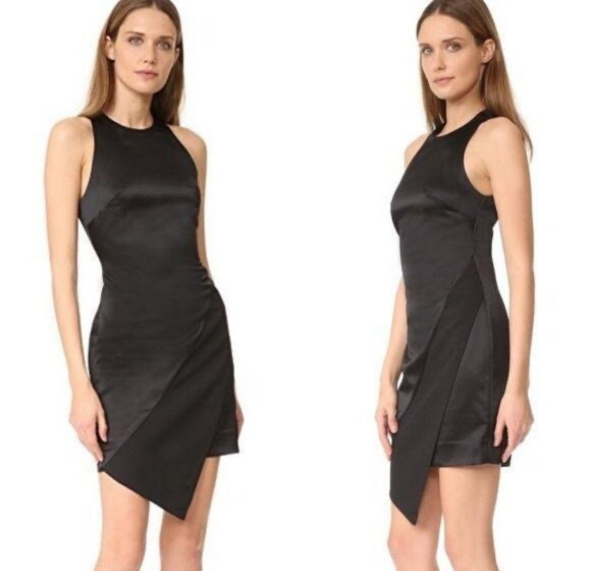 Other AQ/AQ Black Mini Dress w/ Asymmetrical Design 6 Size M / US 6-8 / IT 42-44 - 1 Thumbnail