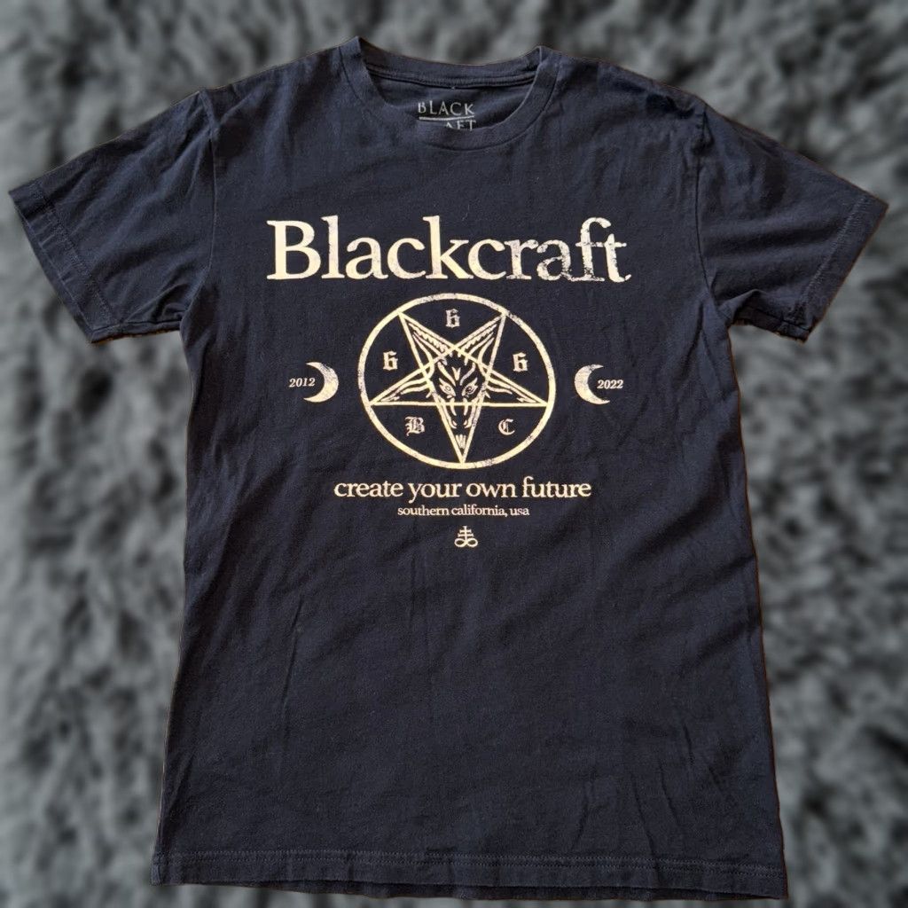 Vintage Blackcraft Cult Shirt Adult Small Black Graphic Print Gothic Horror Punk Size US S / EU 44-46 / 1 - 1 Thumbnail