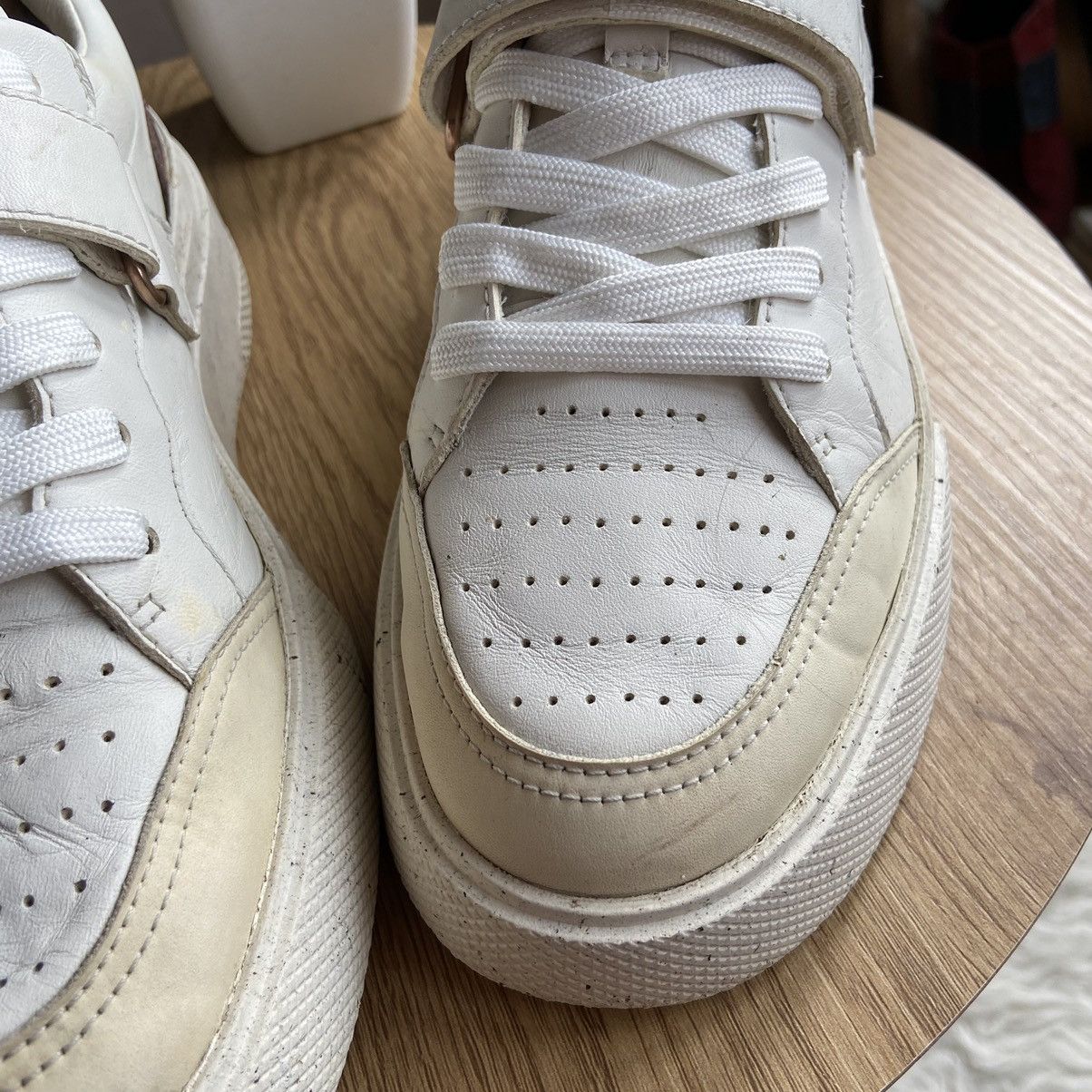 ASH ASH x Nespresso Low Top Y2K Leather Sneakers Size US 9 / IT 39 - 7 Thumbnail