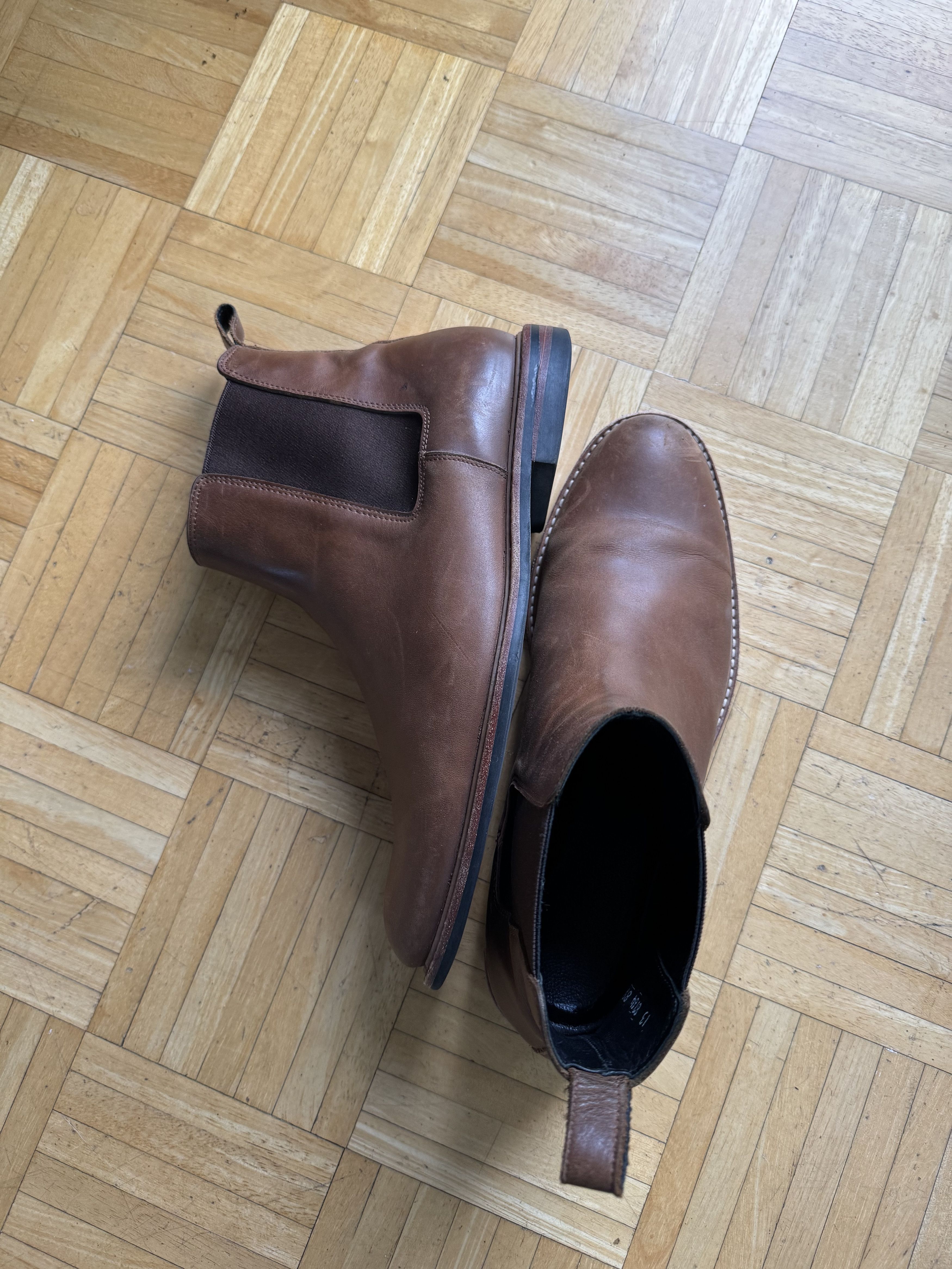 Nisolo Marco Everyday Chelsea Boot in Brown - Size 13