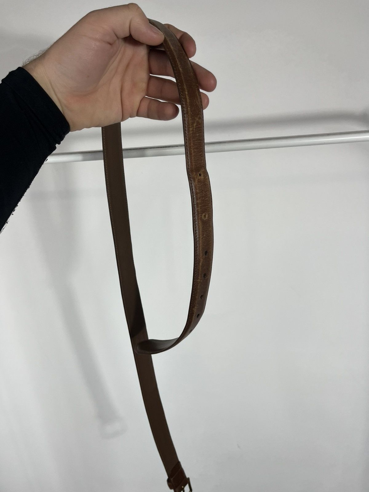 Polo Ralph Lauren Polo Ralph Lauren Brown Leather Belt 120cm Size ONE SIZE - 8 Thumbnail