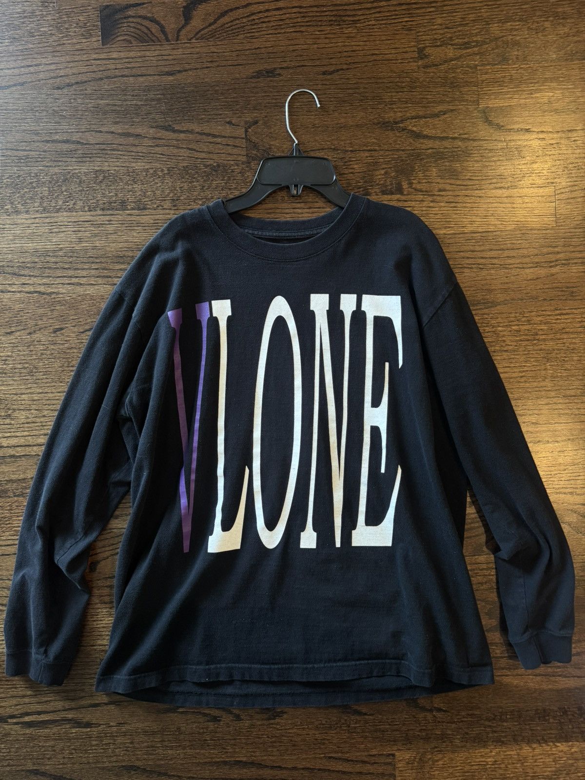Rare VLONE Purple V Long Sleeve Tee