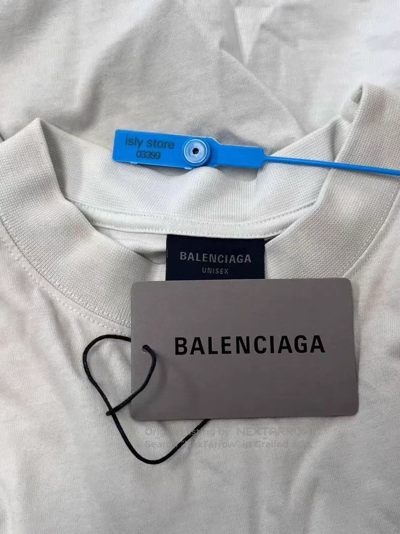 Balenciaga Balenciaga Letter Logo Print Round Neck Short Sleeve T-Shi Size US L / EU 52-54 / 3 - 5 Thumbnail