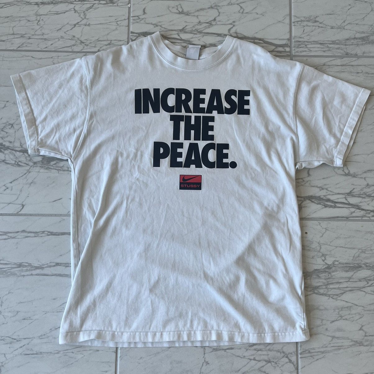 Nike × Streetwear × Stussy Nike Stussy Increase The Peace Tee