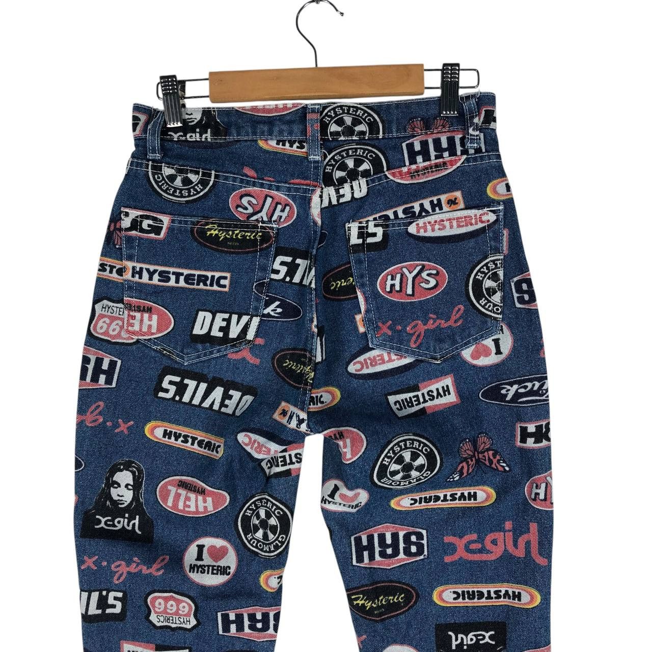 Hysteric Glamour Hysteric Glamour X-Girl Size 1 Ladies Jeans Size 26" / US 2 / IT 38 - 5 Thumbnail