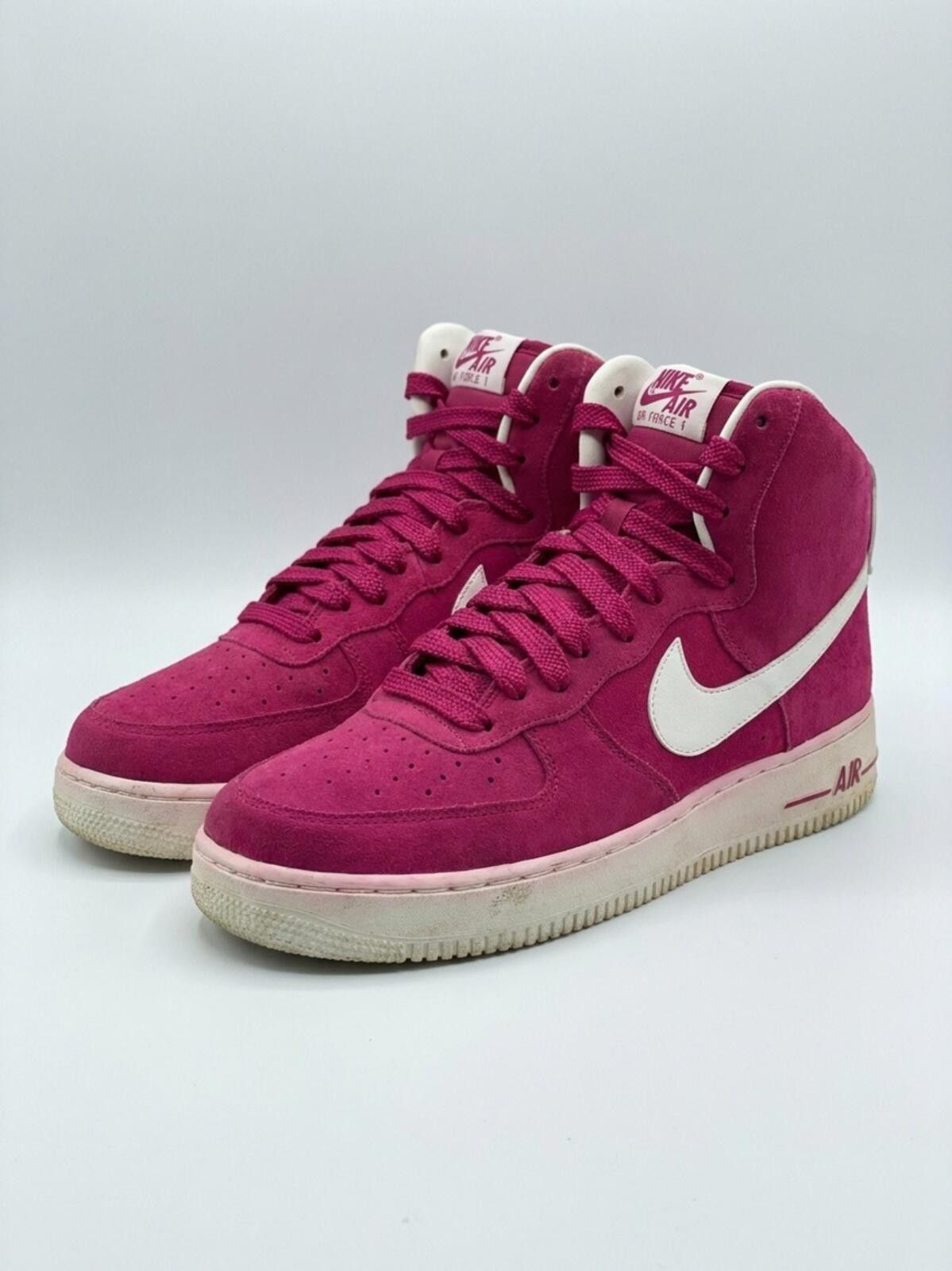 Nike Nike High-Top Sneakers in Pink and White Size US 10 / IT 40 - 1 Thumbnail
