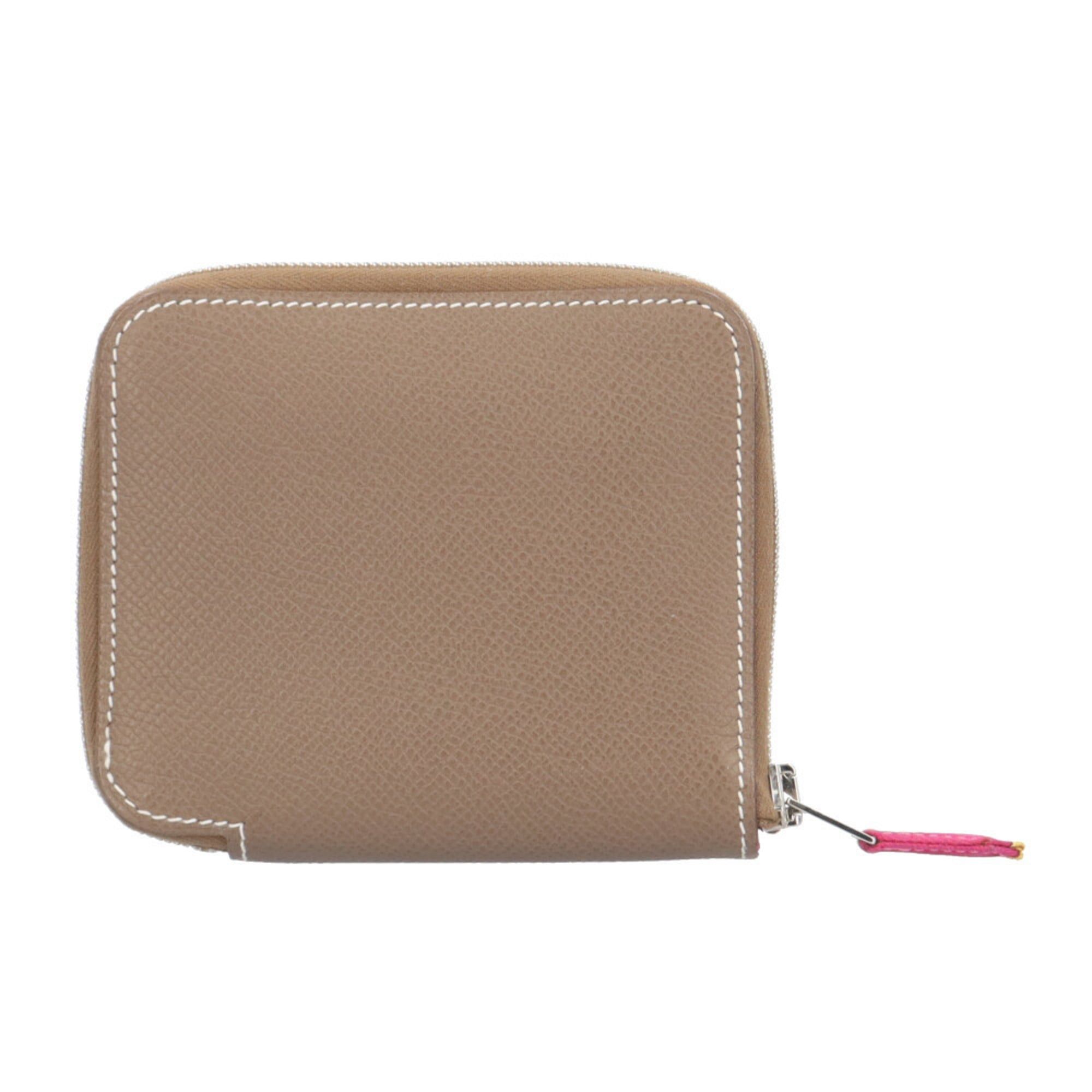 Hermes Hermès Azap Compact Silk-in Wallet/Coin Case, Epsom Leather, Men's/Women's, Pre-owned HERMES Size ONE SIZE - 1 Thumbnail