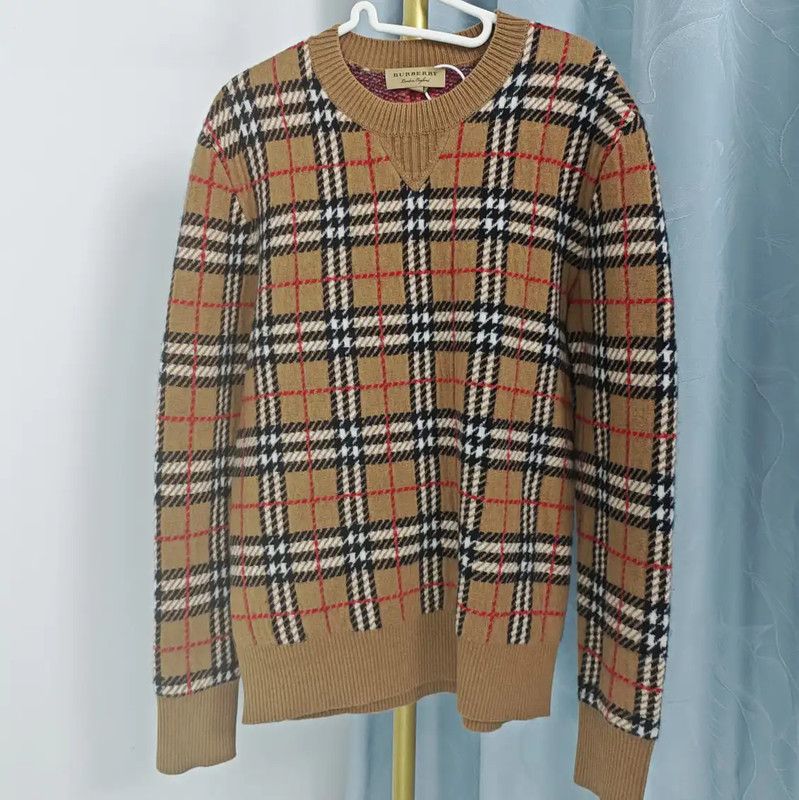 Burberry Burberry Brown Cashmere Knit Sweater for Women Size XS / US 0-2 / IT 36-38 - 1 Thumbnail