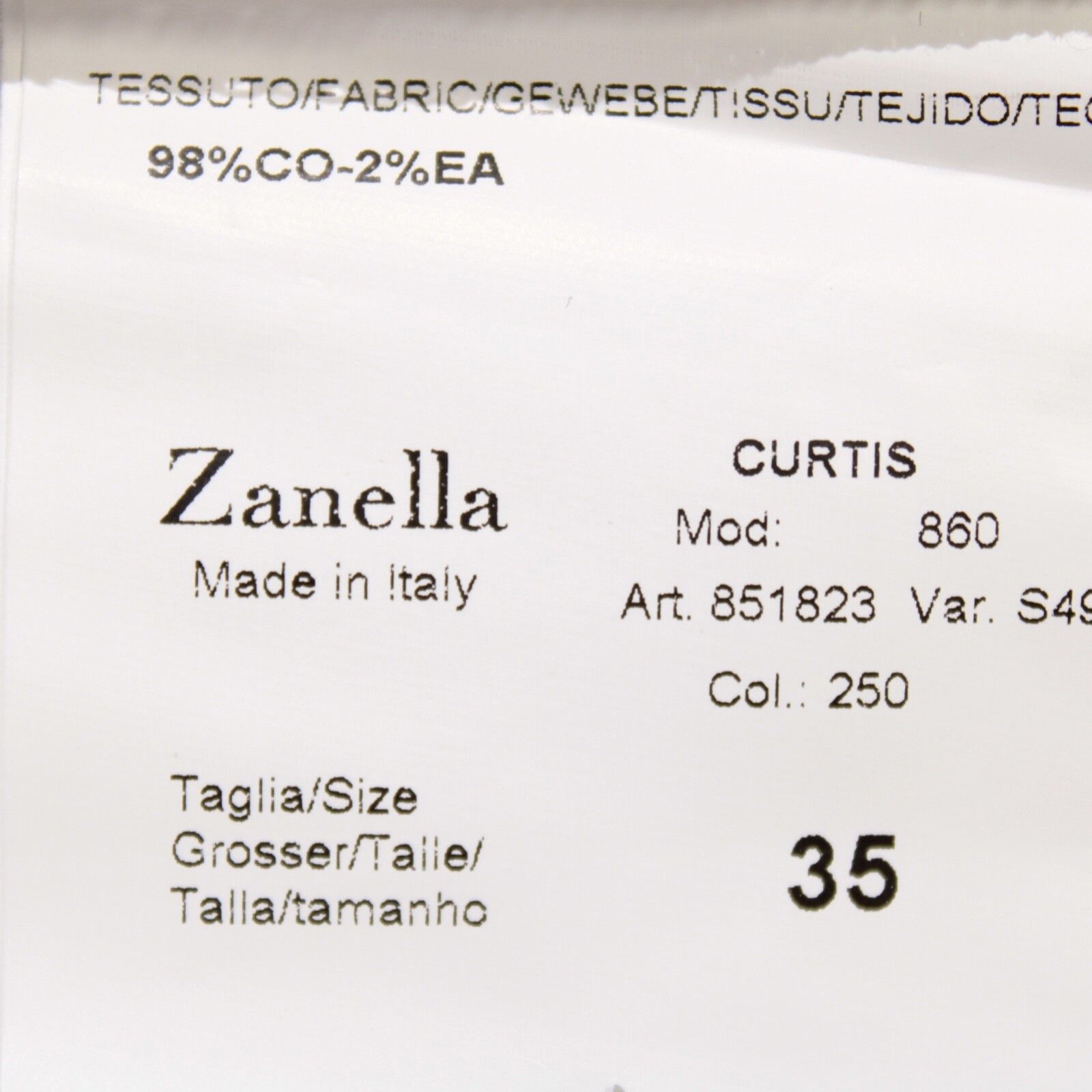 Zanella Zanella New with tags Chino Size 35 US In Beige Size US 35 - 6 Thumbnail