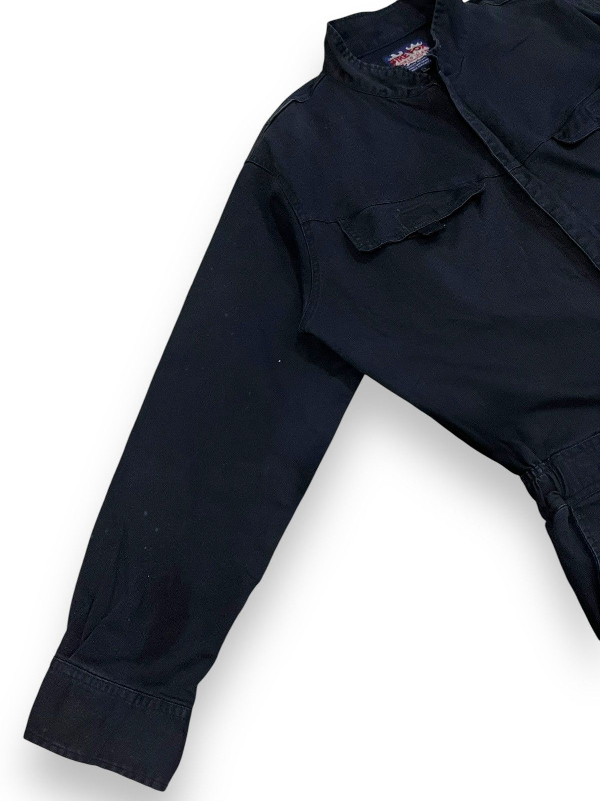 Japanese Brand VINTAGE WORKWEAR FIRE FOX WORLD ISLAND COVERALL JUMPSUIT Size US 39 - 2 Thumbnail