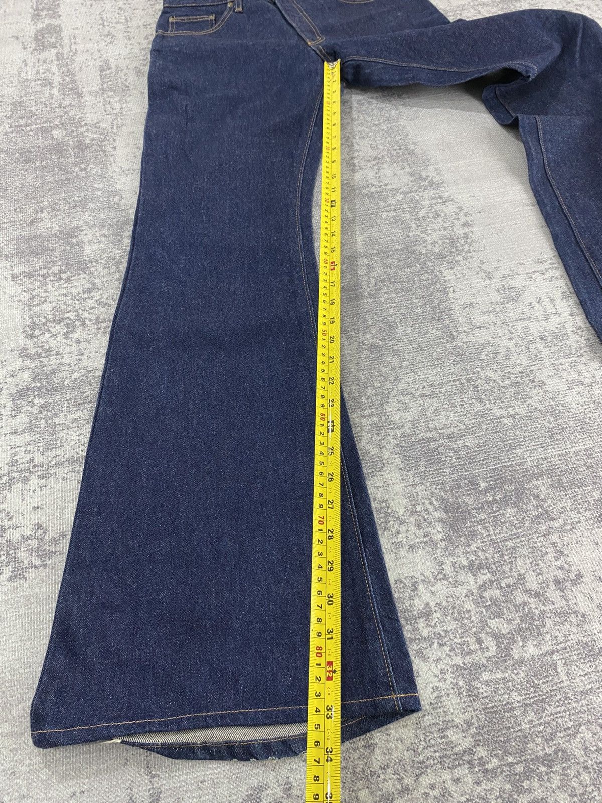 Japanese Brand Super flared bootcut bobson raw denim jeans Size US 28 / EU 44 - 6 Thumbnail