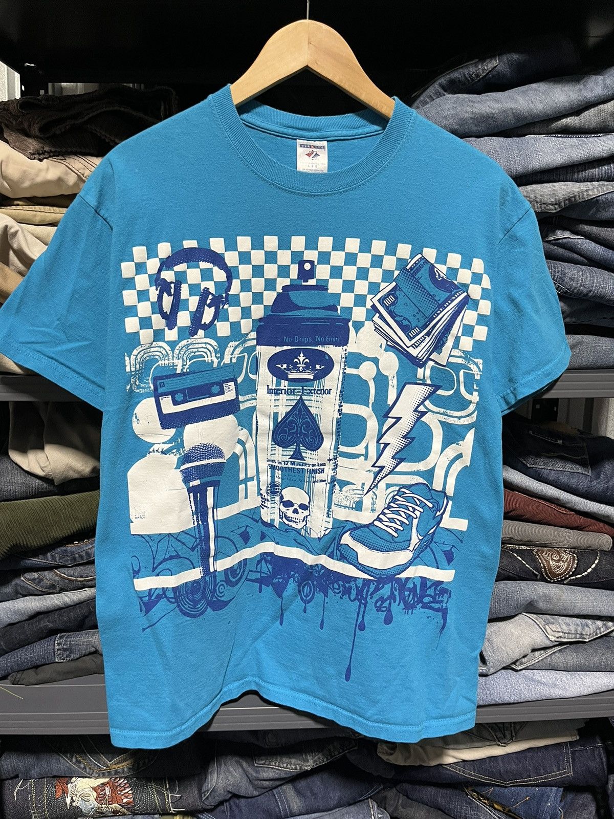 Ecko Unltd. × JNCO × Vintage Crazy Y2K Graffiti Skater Grunge Tee Shirt Ecko JNCO Style Size US M / EU 48-50 / 2 - 2 Thumbnail