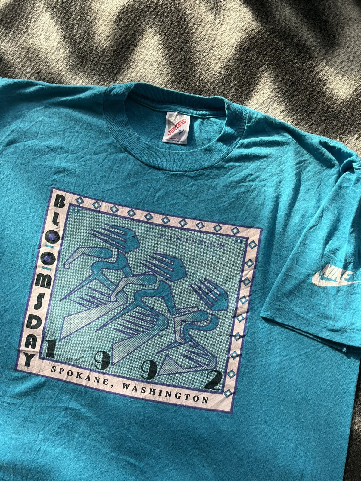 Other RARE Vintage Nike Bloomsday T-Shirt 1992 Size US L / EU 52-54 / 3 - 2 Thumbnail