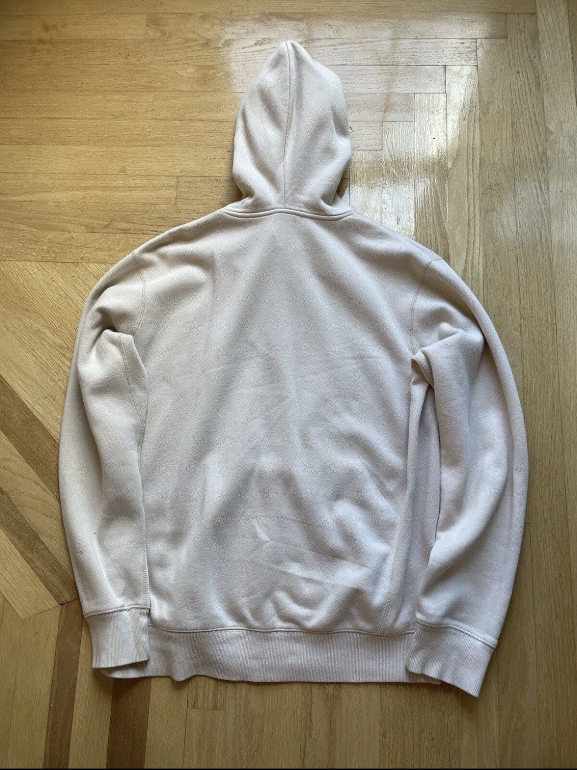 Nike Vintage 00’s Nike Y2K Zip Up Hoodie Jacket Beige Size XL Size US XL / EU 56 / 4 - 3 Thumbnail