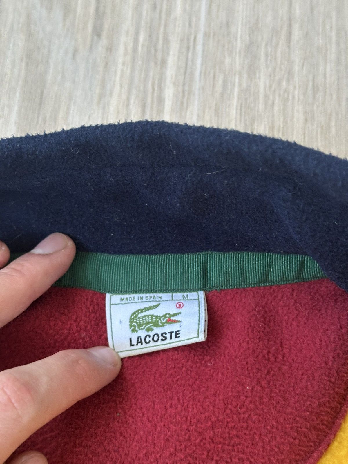 Lacoste Vintage Lacoste fleece jacket 90s rare Size US M / EU 48-50 / 2 - 5 Thumbnail