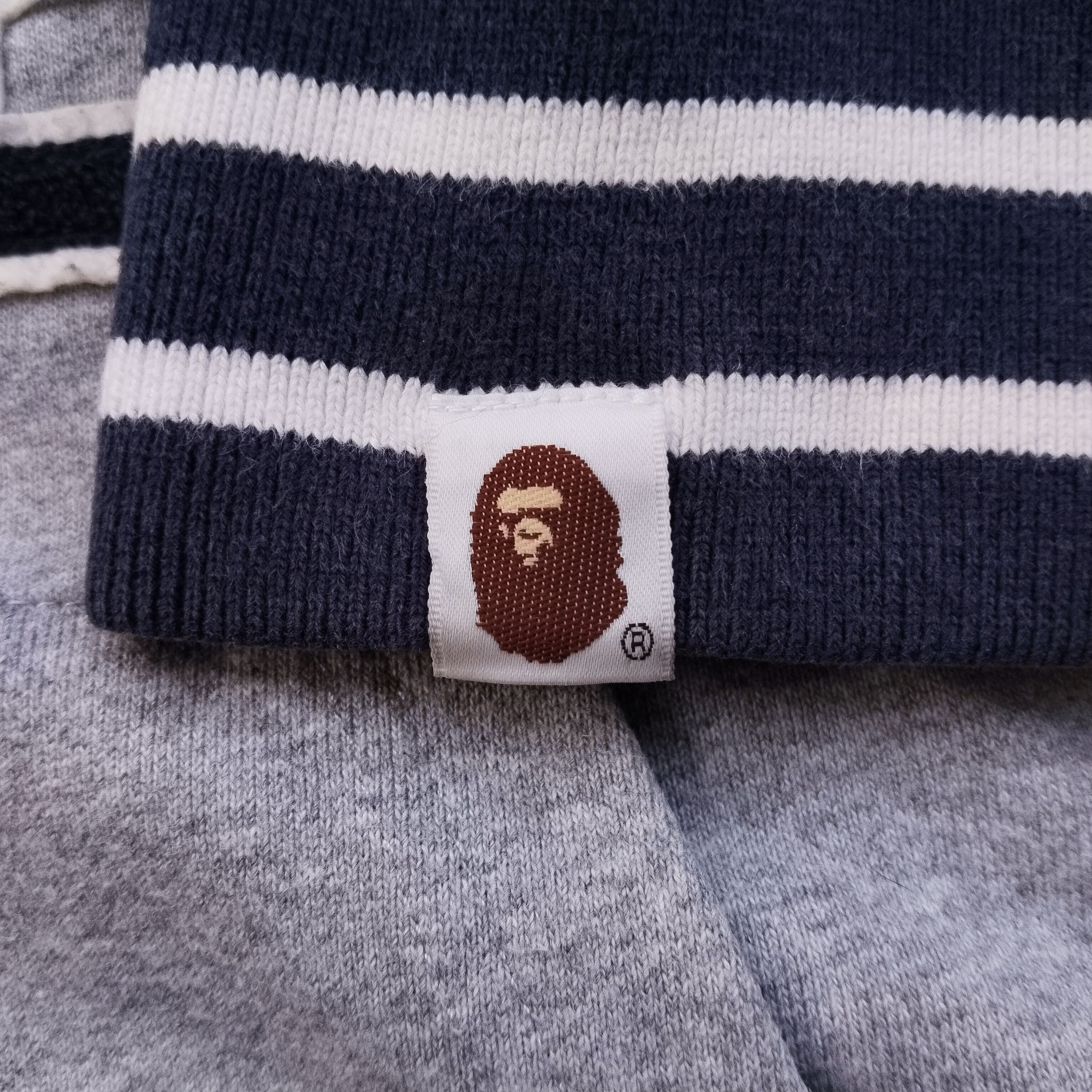 Bape Bape Rib Line Pullover Hoodie (2015) Size US M / EU 48-50 / 2 - 6 Thumbnail