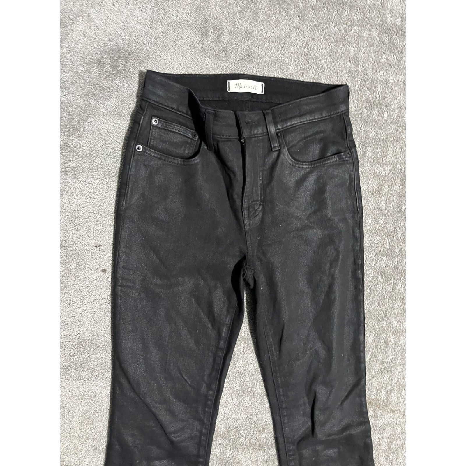 Madewell Madewell Jeans Women's Size 25 Black Mid-Rise Bootcut Style Cotton Stretch Womens Size 42" / US 20 - 2 Thumbnail