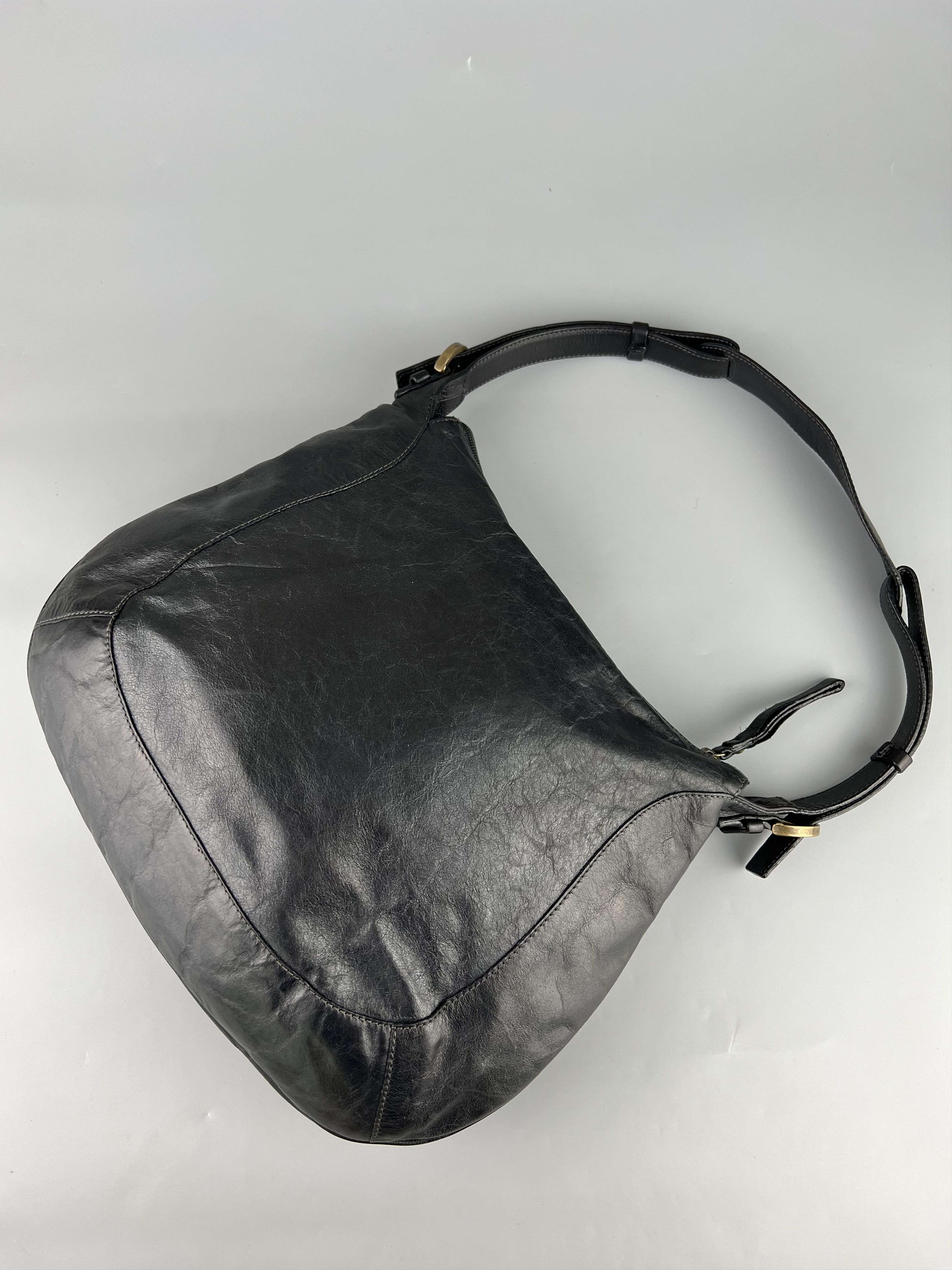 Vintage Coccinelle Vintage Black Leather Shoulder Bag Size ONE SIZE - 2 Thumbnail