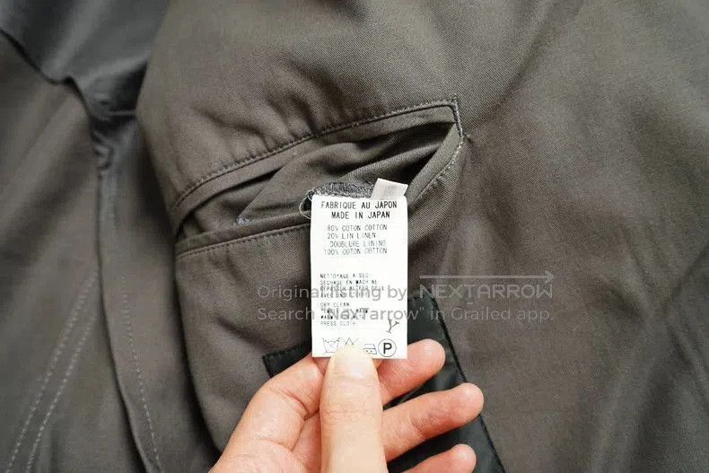 Yohji Yamamoto Yohji Yamamoto Cotton-Linen Blend Jacket Size US M / EU 48-50 / 2 - 7 Thumbnail