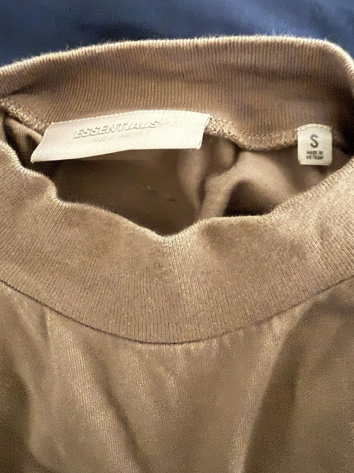 Essentials Fear of God Essential Long-sleeve Shirt - Brown - Sz.S -m Size US S / EU 44-46 / 1 - 5 Thumbnail