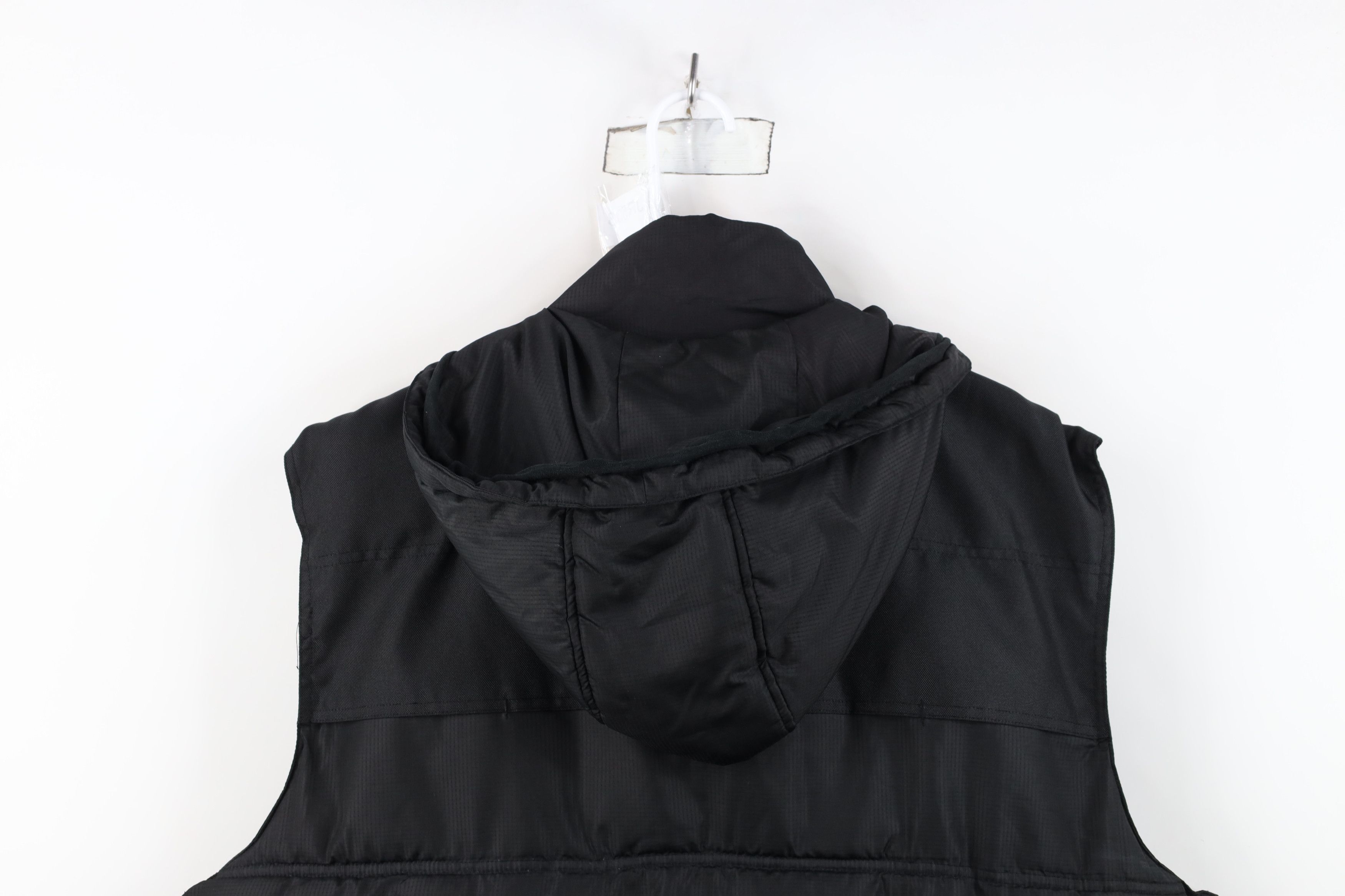 Rocawear Vintage Rocawear Full Zip Hooded Puffer Vest Jacket Black Size US XXL / EU 58 / 5 - 15 Thumbnail