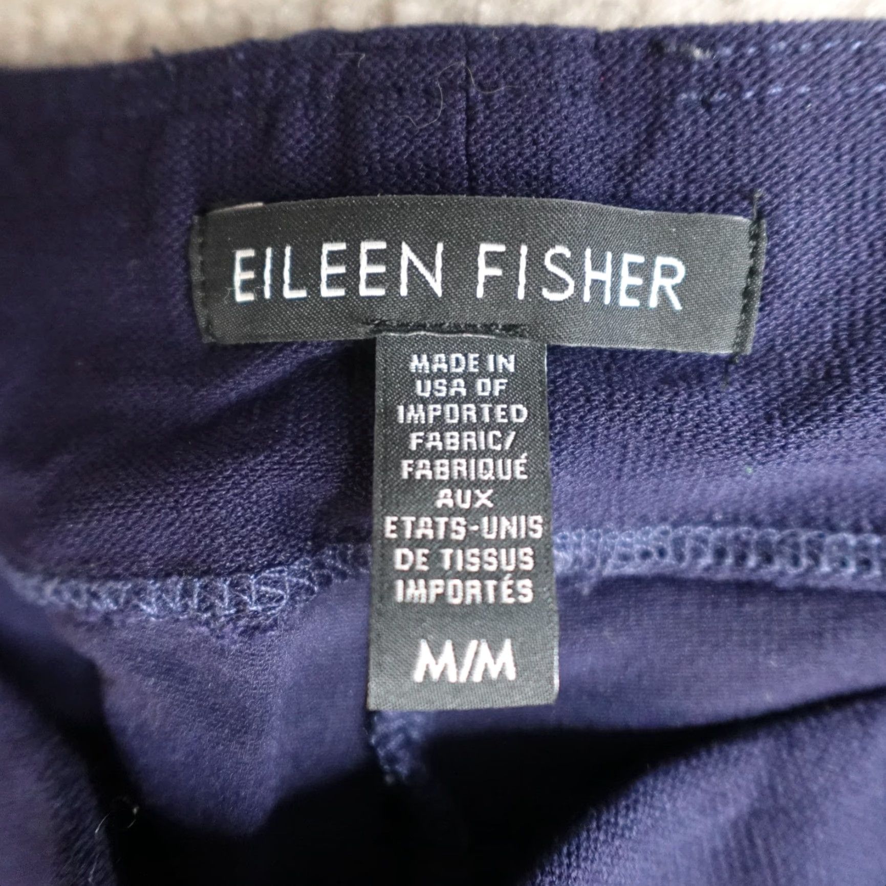 Eileen Fisher Eileen Fisher Pants Medium Blue Solid Ponte Career Womens Size 32" / US 10 / IT 46 - 7 Thumbnail