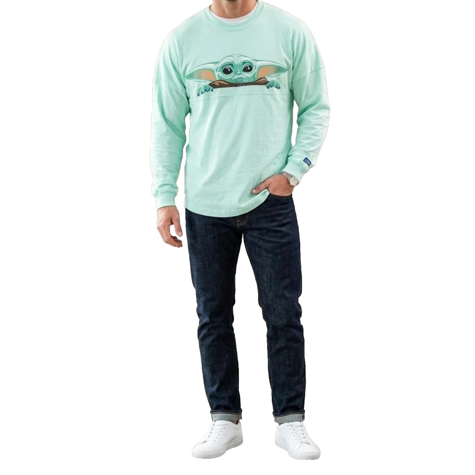 Disney Disney Star Wars Mandalorian Grogu Yoda Graphic T-Shirt M Size US M / EU 48-50 / 2 - 1 Thumbnail