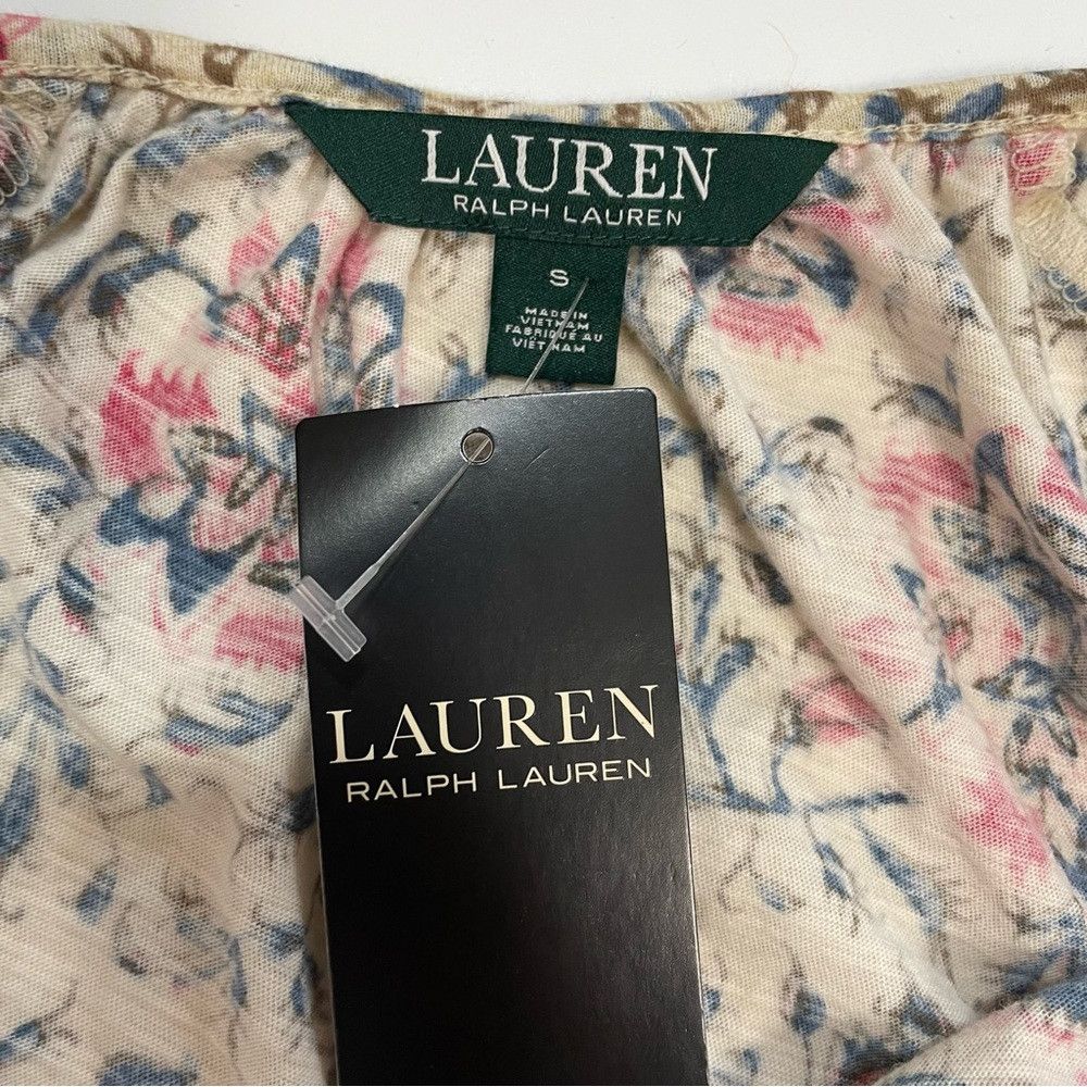 Ralph Lauren NWT New Ralph Lauren Floral Cotton 3/4 Length Sleeve Peasan Size S / US 4 / IT 40 - 7 Thumbnail