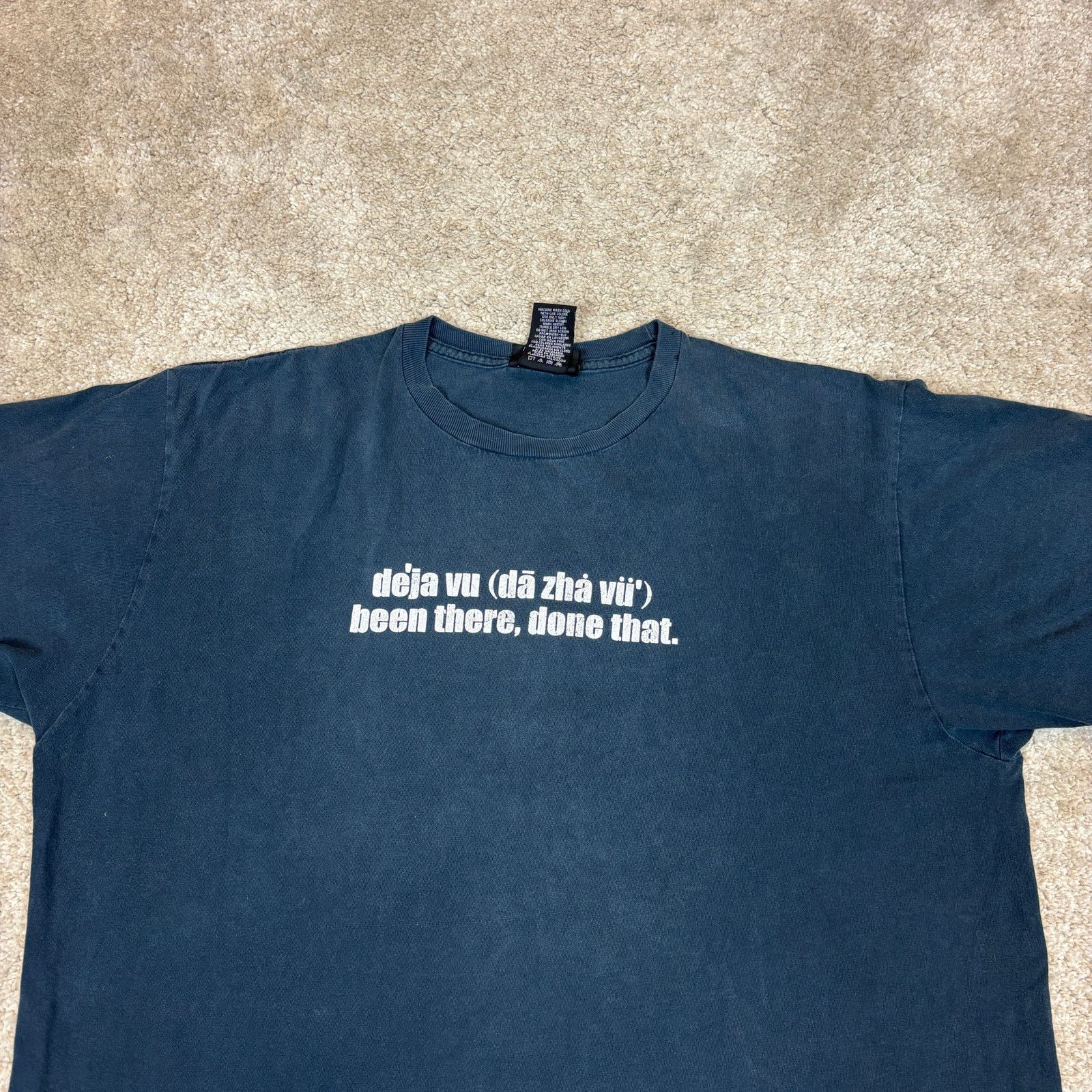 Vintage Vintage Y2K No Boundaries Deja Vu Shirt Men's XL Skater Size US XL / EU 56 / 4 - 2 Thumbnail