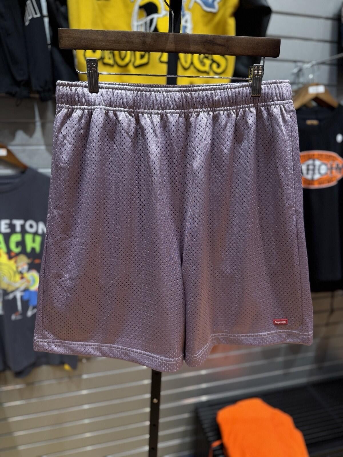 Supreme Supreme Small Box Baggy Mesh Shorts Size Small Purple NEW Size US 30 / EU 46 - 1 Thumbnail