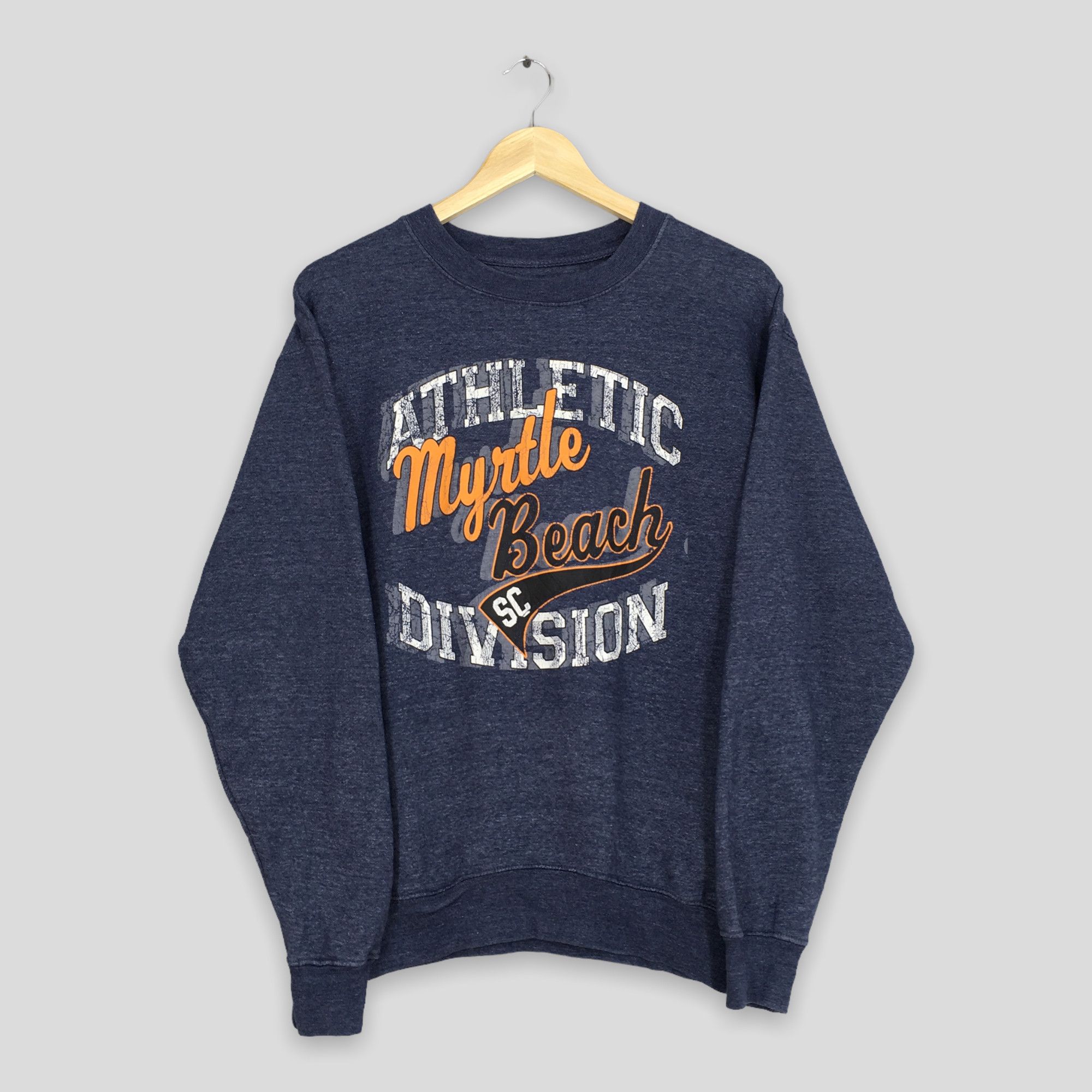 Pacific and Co. Vintage Y2K Myrtle Beach Blue Sweatshirts Medium Size US M / EU 48-50 / 2 - 1 Thumbnail
