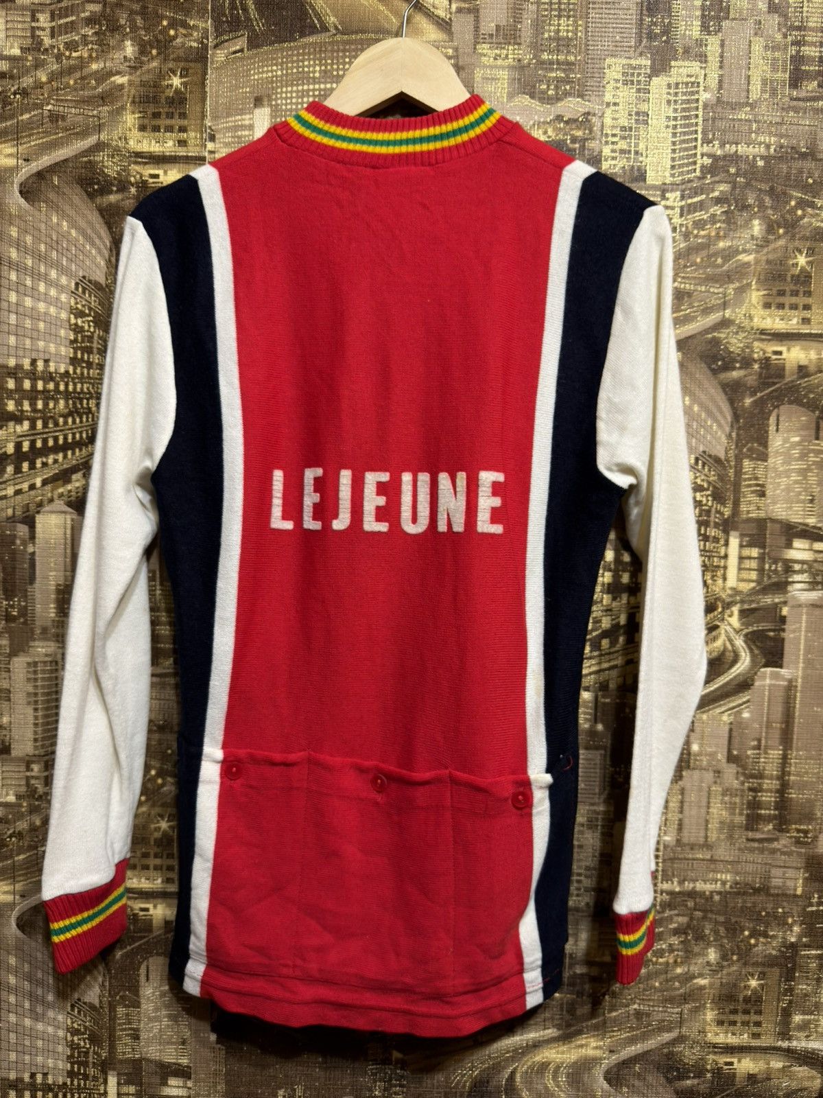 Other Vintage 1970's Lejeune Team Cycling jersey shirt Size US M / EU 48-50 / 2 - 11 Thumbnail
