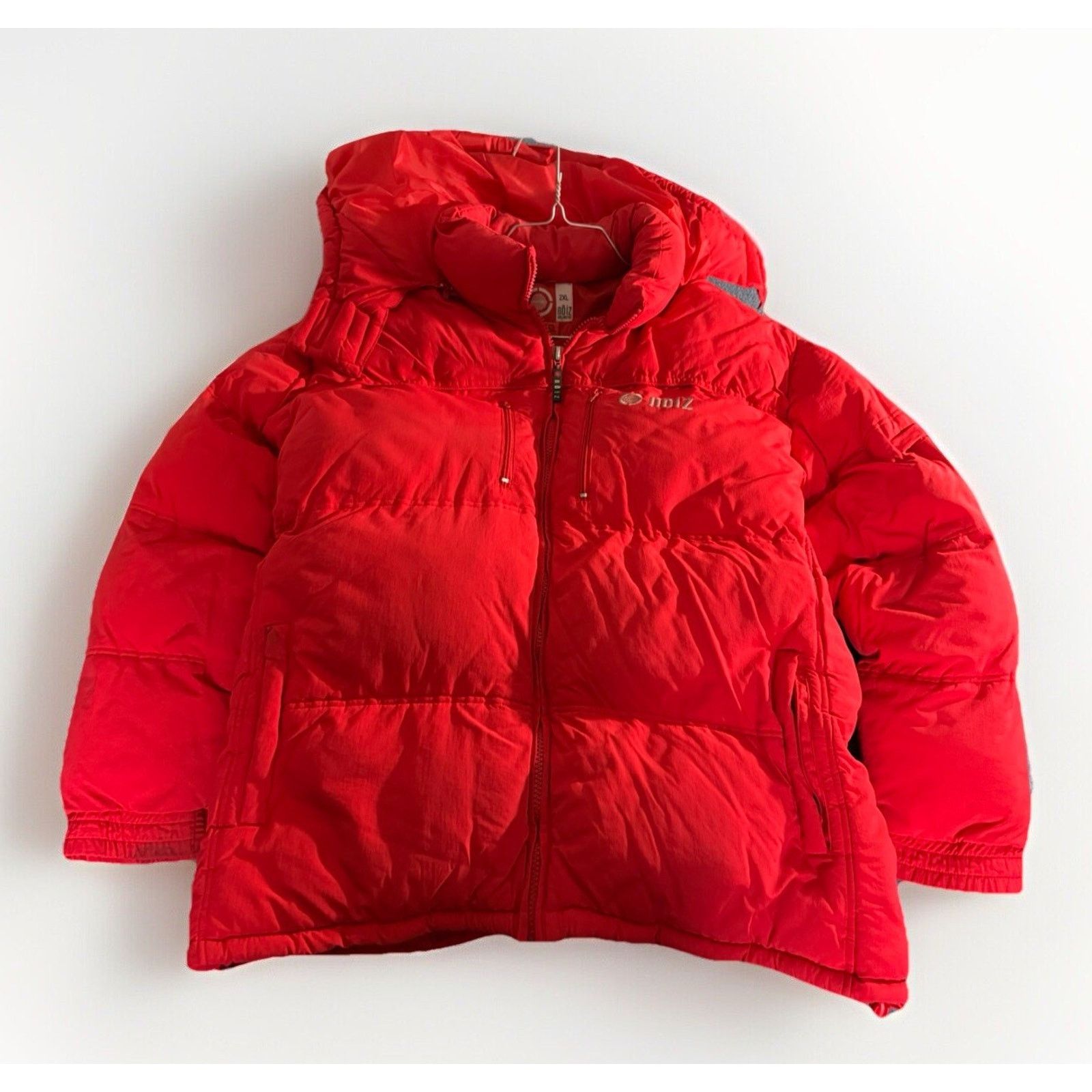 Other Nōiz Unlimited Red Quilted Puffer Coat, Hood Stash Pocket Size US XXL / EU 58 / 5 - 1 Thumbnail