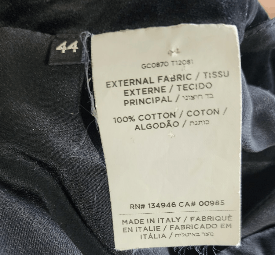 Tom Ford Tom Ford Zip Skirt 8US | 44 IT 100% Cotton Black Slim Fit D Size 30" / US 8 / IT 44 - 3 Thumbnail