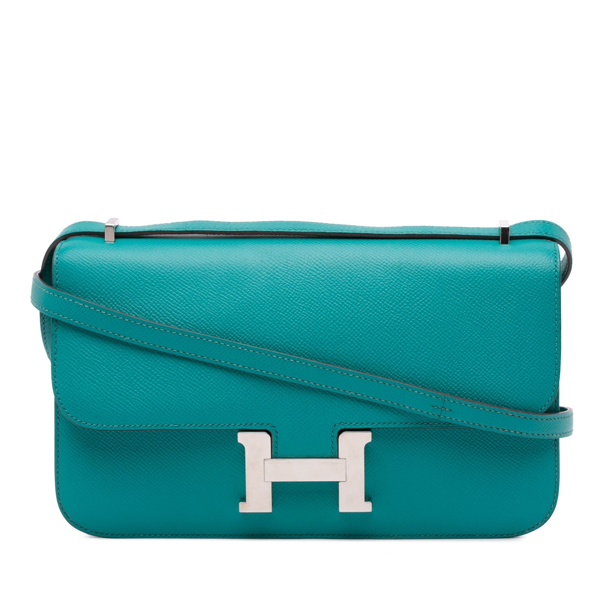 Hermes Hermès Epsom Constance Elan 25 Blue Size ONE SIZE - 1 Thumbnail