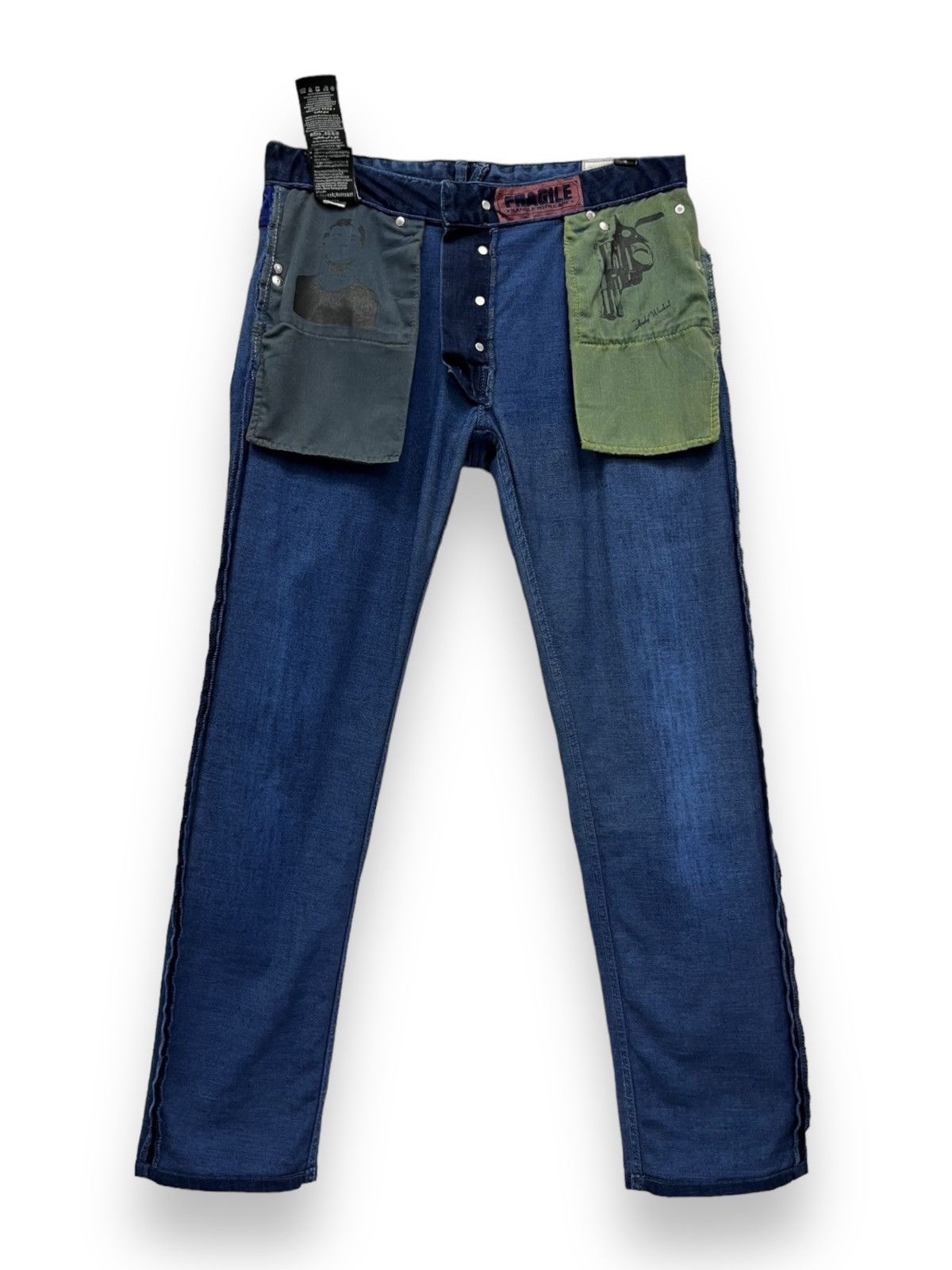 Andy Warhol 🔫 ANDY WARHOL Art Gun 1981 x "Giant Size" By PEPE JEANS Size US 31 - 5 Thumbnail