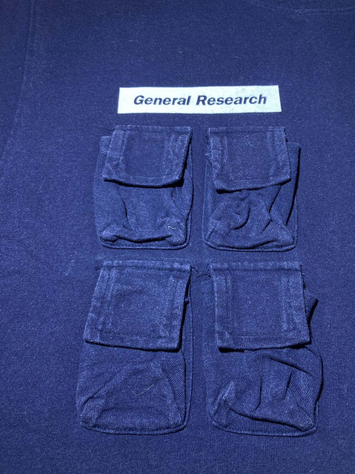 General Research 1998 General Research Parasite Pocket 90s Navy Logo Cargo GR Size US M / EU 48-50 / 2 - 3 Thumbnail