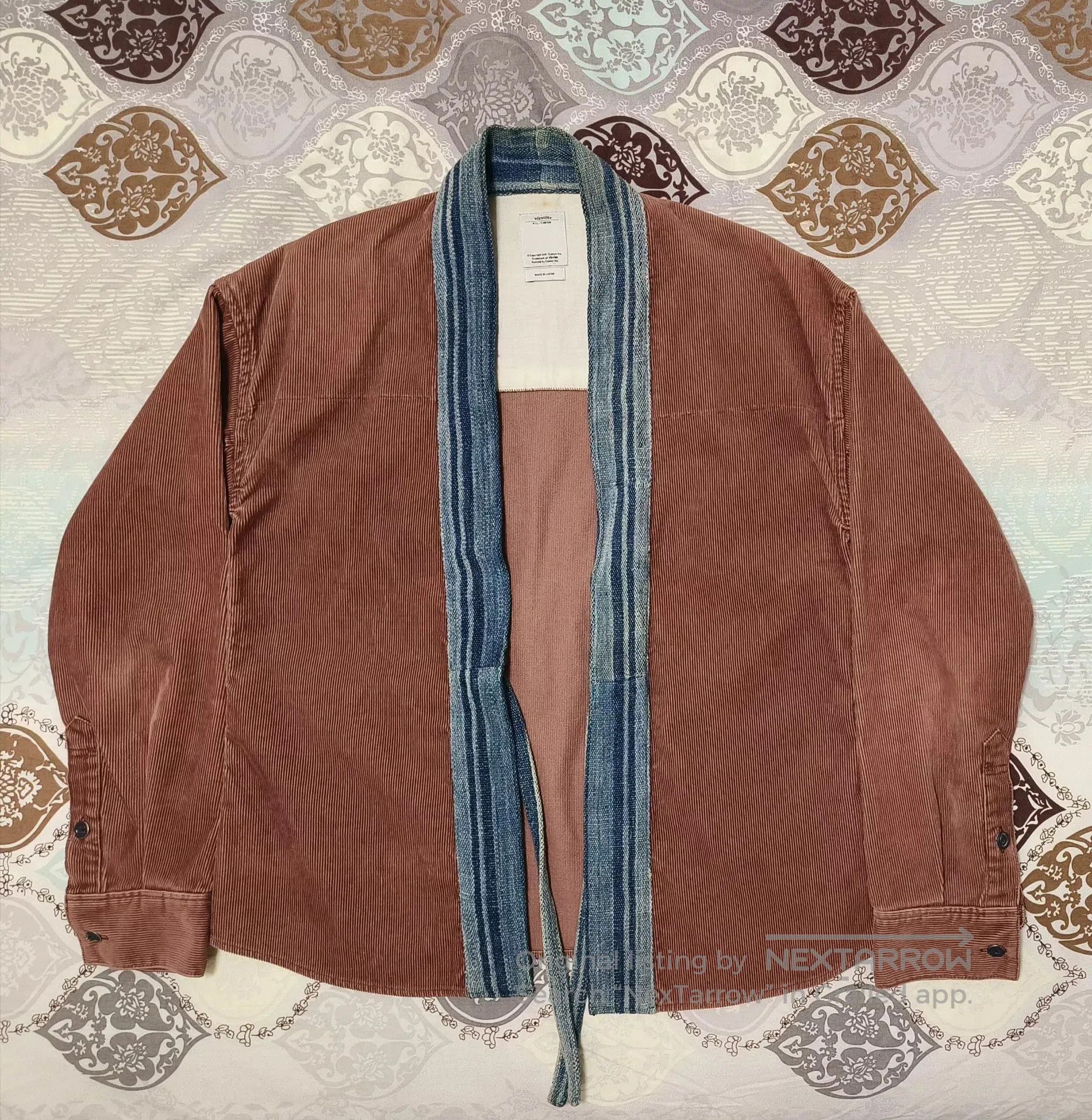 Visvim Visvim Brown Corduroy Robe with Collar. Size US S / EU 44-46 / 1 - 1 Thumbnail
